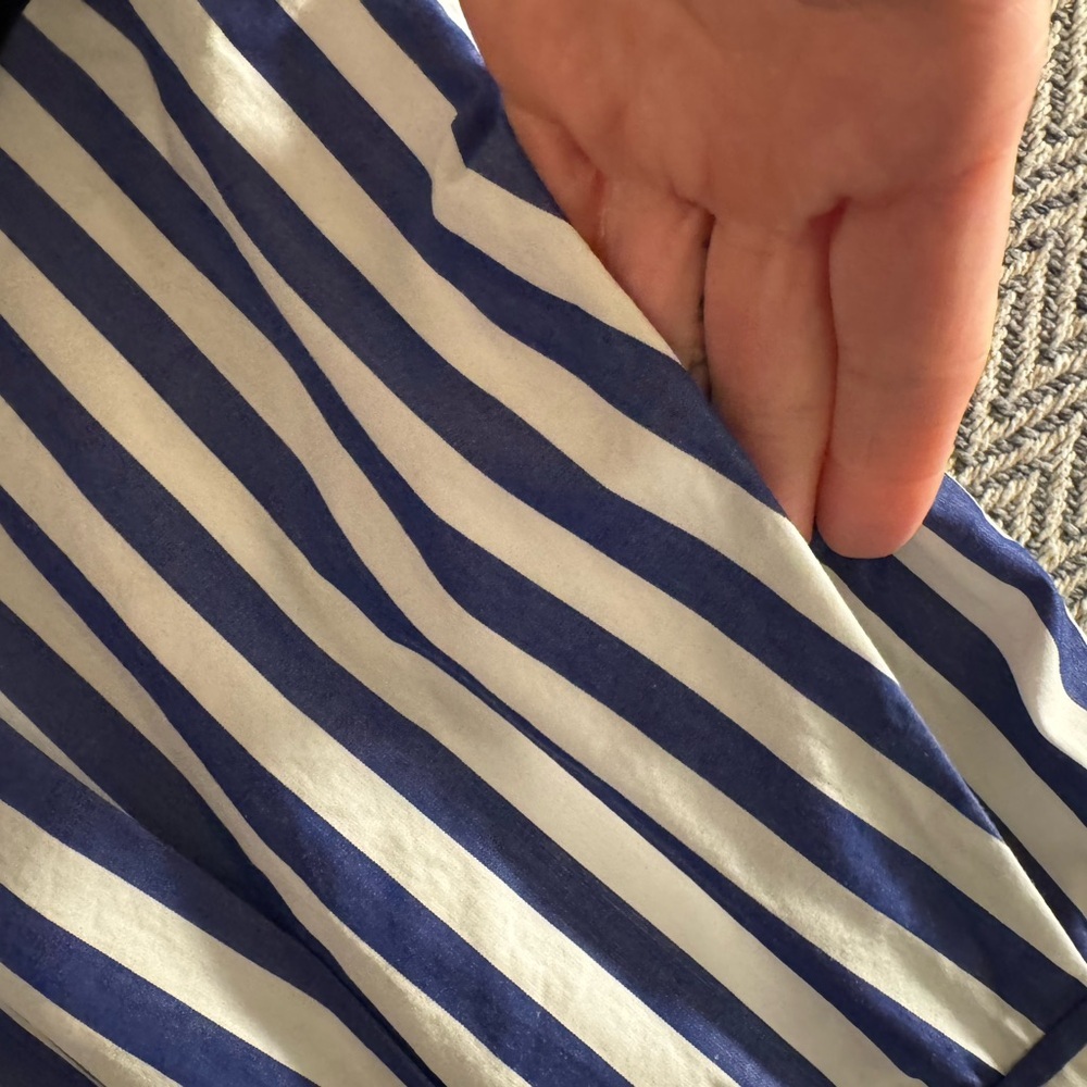 J. Crew Navy and White Halter Jumpsuit - Picture 6 of 15
